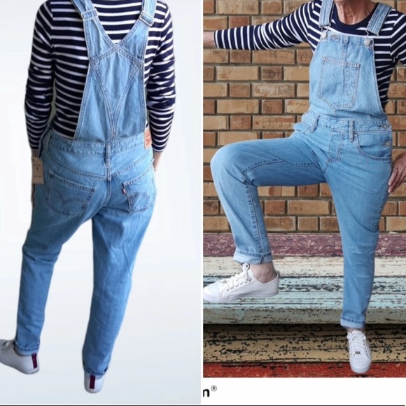 Levi's Cotton Women Overall Size Small Light Blue - Picture 2 of 16